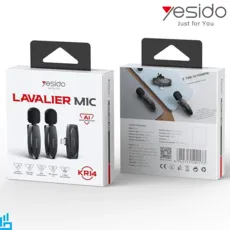 میکروفون یقه ای بی سیم دو کاربره لایتنینگ یسیدو Yesido KR14