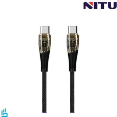 کابل تبدیل شارژ تایپ سی TypeC به تایپ سی TypeC نیتو NITU NC322 طول 1 متر