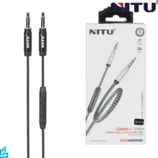 کابل میکروفون دار صدا AUX014 نیتو NITU طول 1/5 متر aux