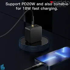 کابل شارژ (تبدیل) تایپ سی type-c به لایتنینگ Lightning آیفونی یسیدو YESIDO CA102 طول 2 متر