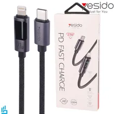 کابل شارژ تایپ سی TypeC به لایتنینگ Lightning یسیدو Yesido CA157 طول 1/2 متر