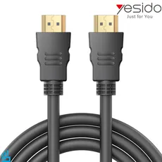 کابل HDMI انتقال تصویر یسیدو Yesido HM09 4K طول 1/5 متر