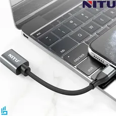 تبدیل OTG تایپ سی type-c به USB نیتو مدل NITU CN18