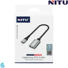 تبدیل OTG لایتنینگ Lightning به USB نیتو مدل NITU CN19