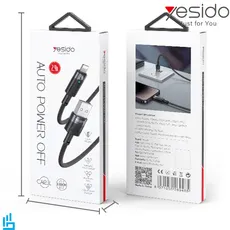 کابل (تبدیل) شارژ  آیفونی لایتنینگ Lightning یسیدو Yesido CA123 طول 1/2 متر