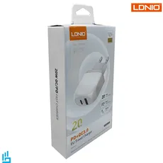 شارژر دیواری الدینیو LDNIO A2316c به همراه کابل تبدیل USB-C