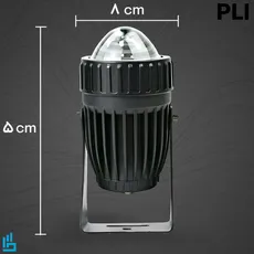 جت لایت 12وات بدنه مشکی پرشین لایت PLI