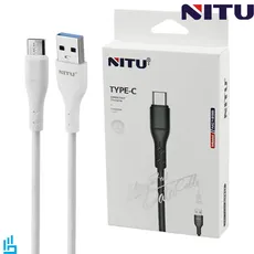 کابل (تبدیل) شارژ تایپ سی TYPE C نیتو NITU NC129 طول 1.2 متر