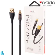 کابل (تبدیل) شارژ آیفونی لایتنینگ Lightning یسیدو Yesido CA104 طول 1/2 متر
