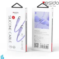 کابل تبدیل شارژ تایپ سی TypeC به تایپ سی TypeC یسیدو Yesido CA152 طول 1/2 متر