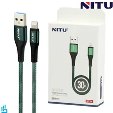 کابل شارژ USB به رلایتنینگ آیفونی Lightning نیتو NITU NC34 طول 30 سانتیمتر