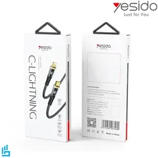 کابل شارژ (تبدیل) تایپ سی type-c به لایتنینگ Lightning آیفونی یسیدو YESIDO CA102 طول 2 متر