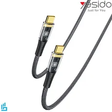 کابل شارژ (تبدیل) تایپ سی type-c به تایپ سی type-c مدل YESIDO CA103 طول 1/2 متر