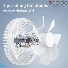 پنکه رومیزی یسیدو مدل YESIDO YF12