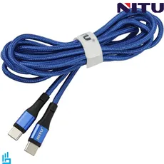 کابل (تبدیل) شارژ تایپ سی TypeC به تایپ سی TypeC نیتو NITU NC201 طول 2 متر