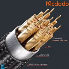 کابل تبدیل تایپ سی Type-C به جک 3.5 میلی متری AUX مک دودو Mcdodo CA-0900 طول 1.8 متر