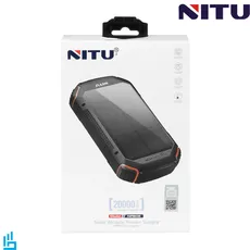 پاور بانک فست وایرلس شارژ خورشیدی ظرفیت 20000 میلی آمپر ساعت نیتو Nitu NPB02