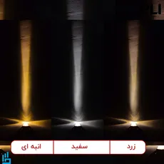چراغ جت لایت بدنه کرم 5 وات پرشین لایت PLI