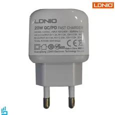 شارژر دیواری الدینیو LDNIO A2316c به همراه کابل تبدیل USB-C