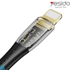 کابل (تبدیل) شارژ آیفونی لایتنینگ Lightning یسیدو Yesido CA104 طول 1/2 متر