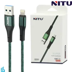 کابل تبدیل شارژ USB به لایتنینگ آیفونی Lightning نیتو NITU NC123 طول 120 سانتی متر