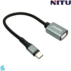 تبدیل OTG تایپ سی type-c به USB نیتو مدل NITU CN18