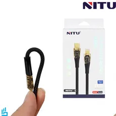کابل تبدیل شارژ تایپ سی TypeC به تایپ سی TypeC نیتو NITU NC322 طول 1 متر