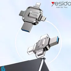 فلش مموری با سری تایپ سی ، میکرو، لایتنینگ و USB یسیدو YESIDO FL15