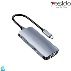 هاب شش پورت با کابل TypeC تایپ سی یسیدو Yesido HB11