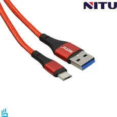 کابل تبدیل شارژ USB به میکرو اندرویدی MICROUSB نیتو NITU NC121 طول 120 سانتی متر