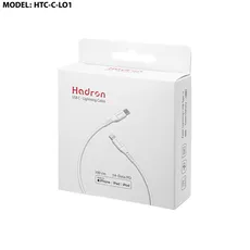 کابل USB-C به لایتنینگ هادرون مدل HTC-C-L01 طول 1 متر