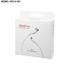 کابل USB به USB-C هادرون مدل HTC-A-C01 طول 1 متر