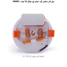 پنل فول لایت گرد توکار 10 وات پرشین لایت (PLI) | اکسلنت کالا