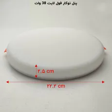 پنل فول لایت گرد توکار 38 وات پرشین لایت (PLI) | اکسلنت کالا