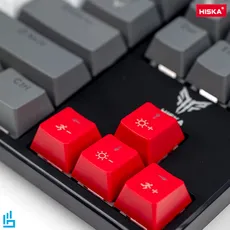 کیبورد سیمی مکانیکال گیمینگ HX-KEG440 هیسکا HISKA | اکسلنت کالا