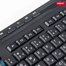کیبورد سیمی HX-KE200 هیسکا HISKA | اکسلنت کالا