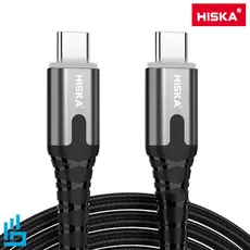 شارژر فندکی هیسکا مدل HCC-306 به همراه کابل تبدیل  USB-C | اکسلنت کالا