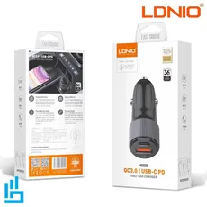 شارژر فندکی الدینیو مدل C510Q به همراه کابل تبدیل usb-C | اکسلنت کالا