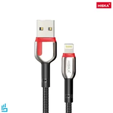 کابل تبدیل لایتنینگ (آیفونی) LIGHTNING LX-841 هیسکا HISKA طول 1.2 متری | اکسلنت کالا