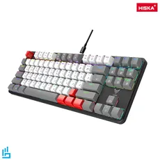 کیبورد سیمی مکانیکال گیمینگ HX-KEG440 هیسکا HISKA | اکسلنت کالا