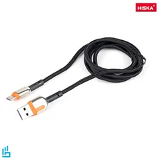 کابل تبدیل تایپ سی TYPE-C LX-841 هیسکا HISKA طول 1.2 متری | اکسلنت کالا