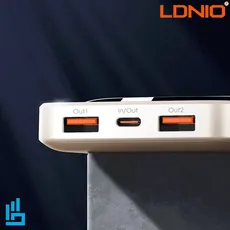 پاور بانک PQ12 الدینیو 10000 میلی آمپر LDNIO