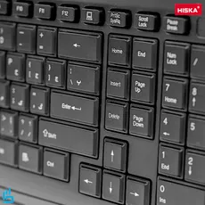 کیبورد بی سیم (وایرلس) HX-KE240W هیسکا HISKA | اکسلنت کالا