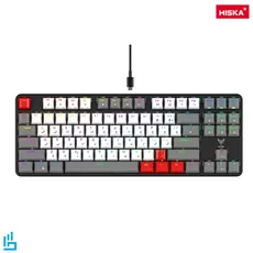 کیبورد سیمی مکانیکال گیمینگ HX-KEG440 هیسکا HISKA | اکسلنت کالا