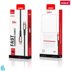 کابل تبدیل تایپ سی به تایپ سی LX-841CC هیسکا HISKA طول 1.2 متری | اکسلنت کالا