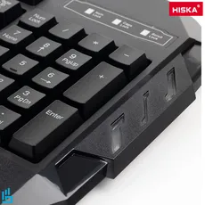 کیبورد سیمی گیمینگ KEG400 هیسکا HISKA