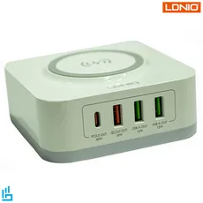 هاب شارژر رومیزی وایرلس 4 پورت الدینیو LDNIO AW004