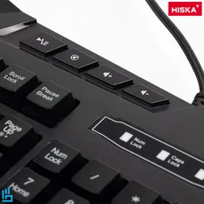 کیبورد سیمی گیمینگ KEG400 هیسکا HISKA