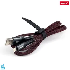کابل تبدیل لایتنینگ (آیفونی) LIGHTNING LX-404 هیسکا HISKA طول 1 متری | اکسلنت کالا