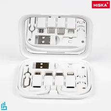 پک لوازم جانبی و کابل شارژ مسافرتی هیسکا مدل HR01 | اکسلنت کالا